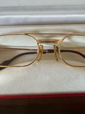 CARTIER VINTAGE TRINITY SUNGLASSES 58-20 PARIS non RX lenses